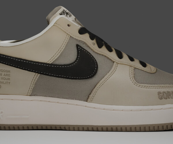 ArtStation - Nike Air Force 1 Low Gore-Tex Olive Black | Game Assets