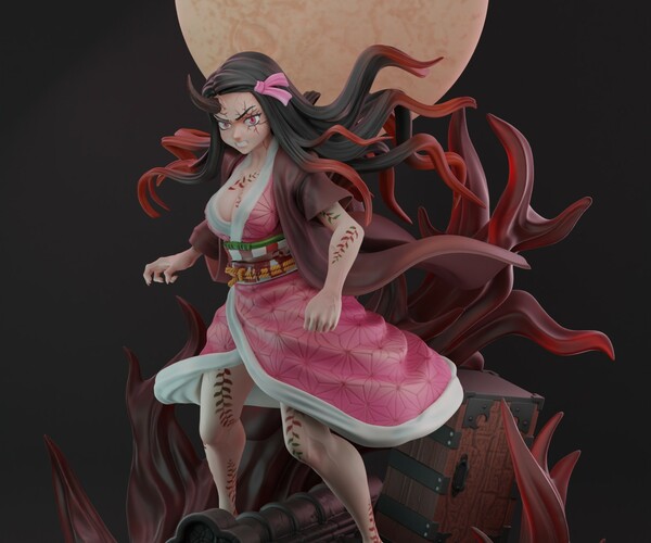 ArtStation - Demon slayer Nezuko | Resources