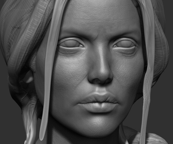 ArtStation - Female Bust - Free Asset | Resources