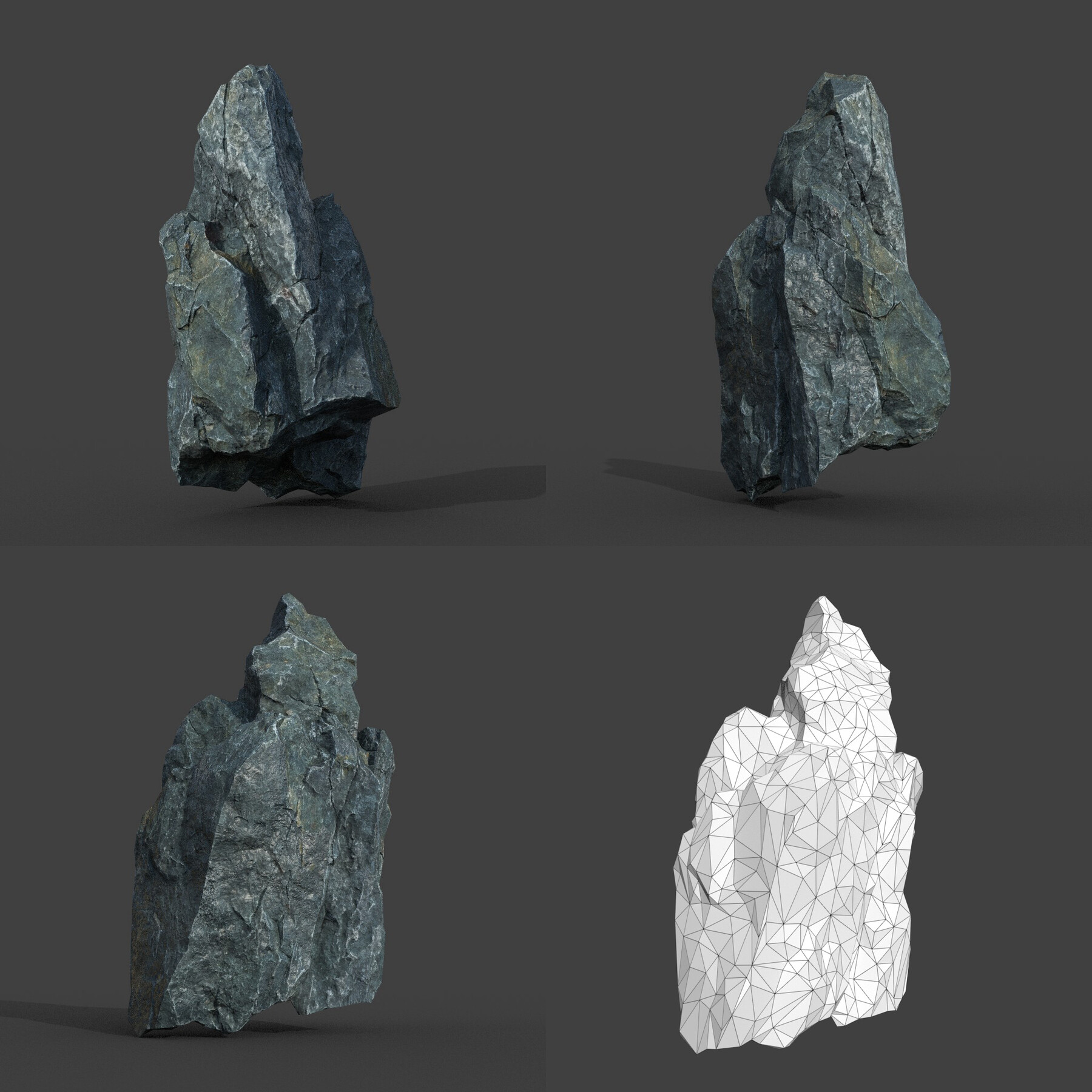 Sharp Rock 220419 - Ultra HD 16K Textures | 3D model