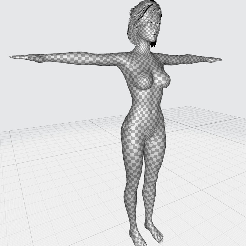 ArtStation - Adult Female Body Template ver.1.0