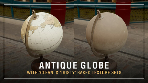 Antique Globe (+Free OBJ)