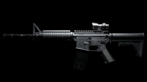 M4 Carbine | Blender Project | OBJ+FBX | Standard License