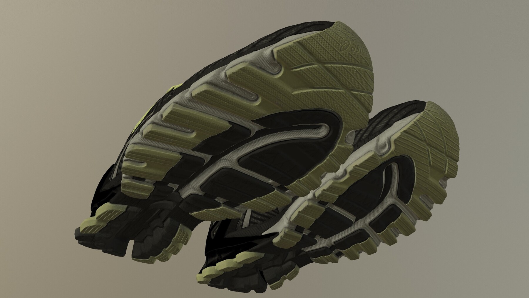 ArtStation - ASICS GEL KINSEI 6 SHOES low-poly PBR | Game Assets
