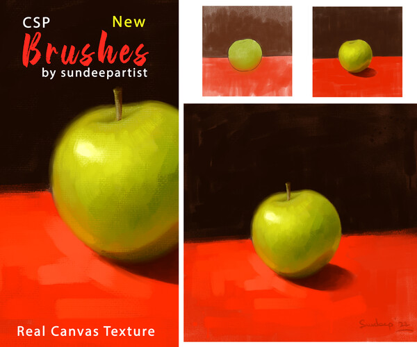 ArtStation 2022 Real Oil Painting Brushes for Clip Studio Paint (Updated) Brushes