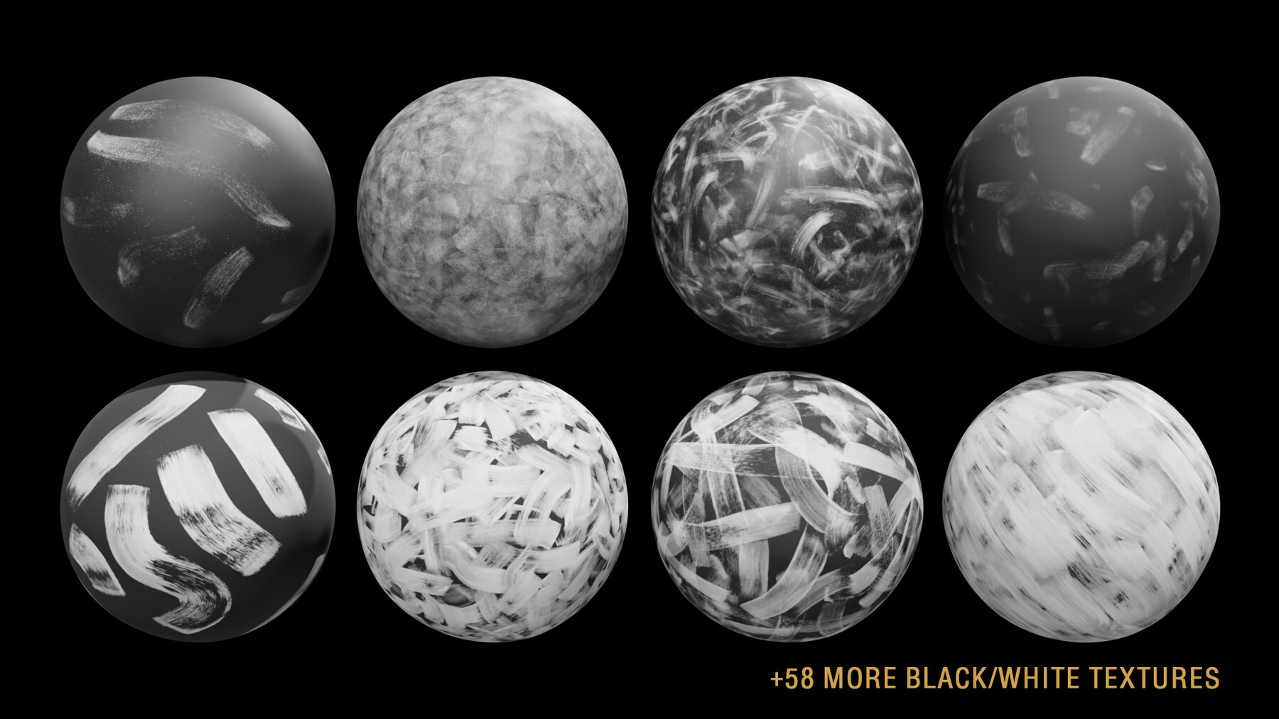 ArtStation - Brushstroke Roughness Maps | Game Assets