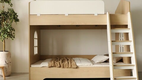 Sentimental Fantasia Bunk Bed SS White IKKB2A