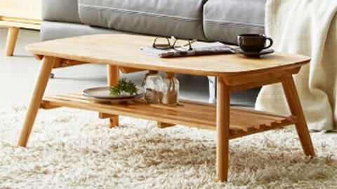 Wooden Seat Sofa Table 900