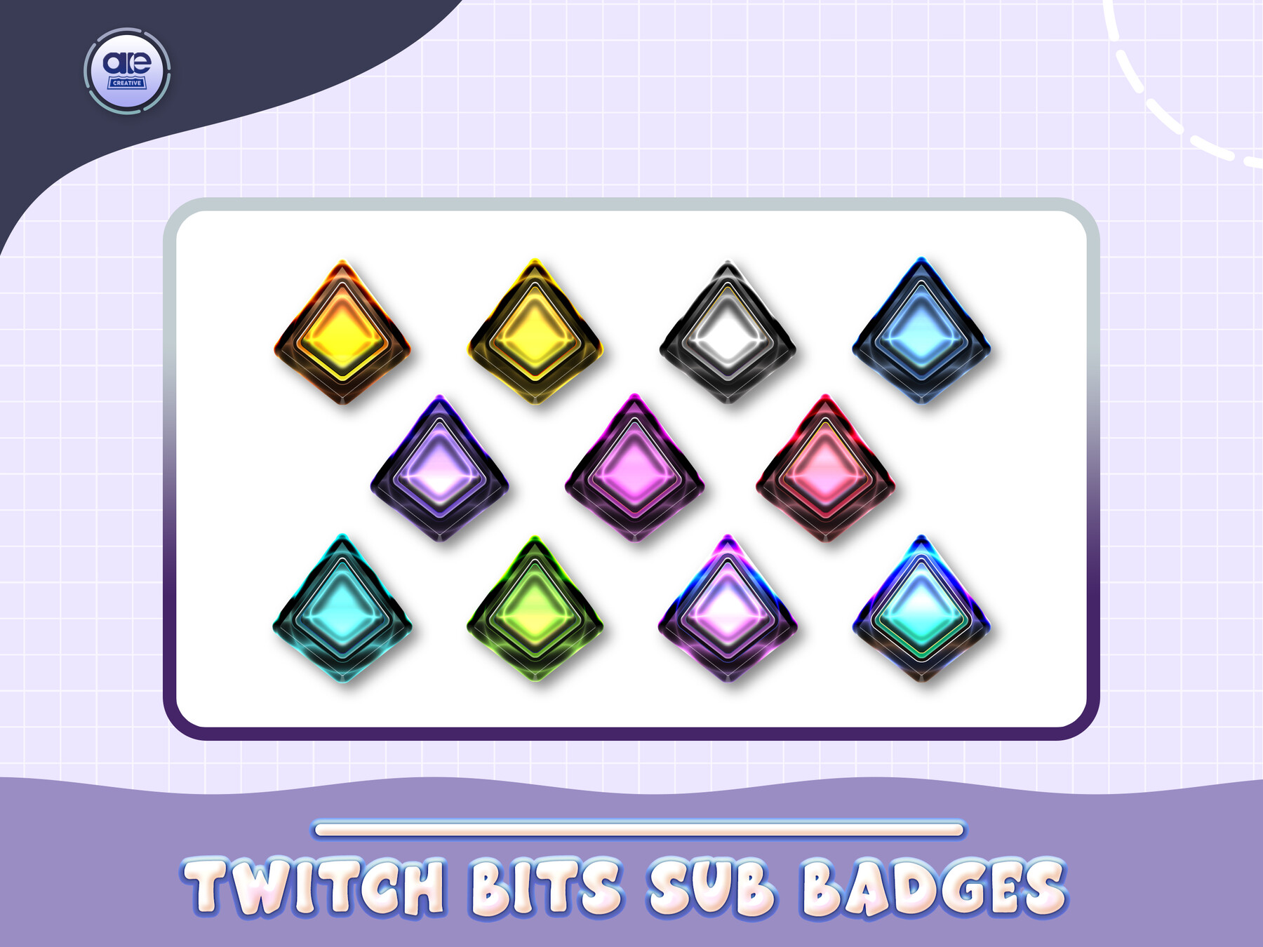 Twitch Subscriber Badges - Artists&Clients