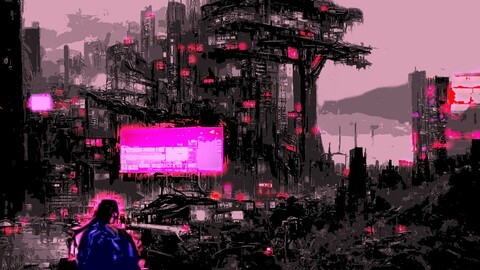 Cyber Punk City View (free)