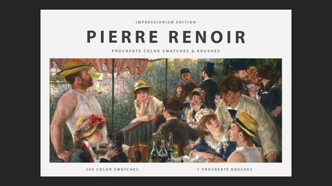 Pierre-Auguste Renoir's Procreate Brushes & Color Swatches