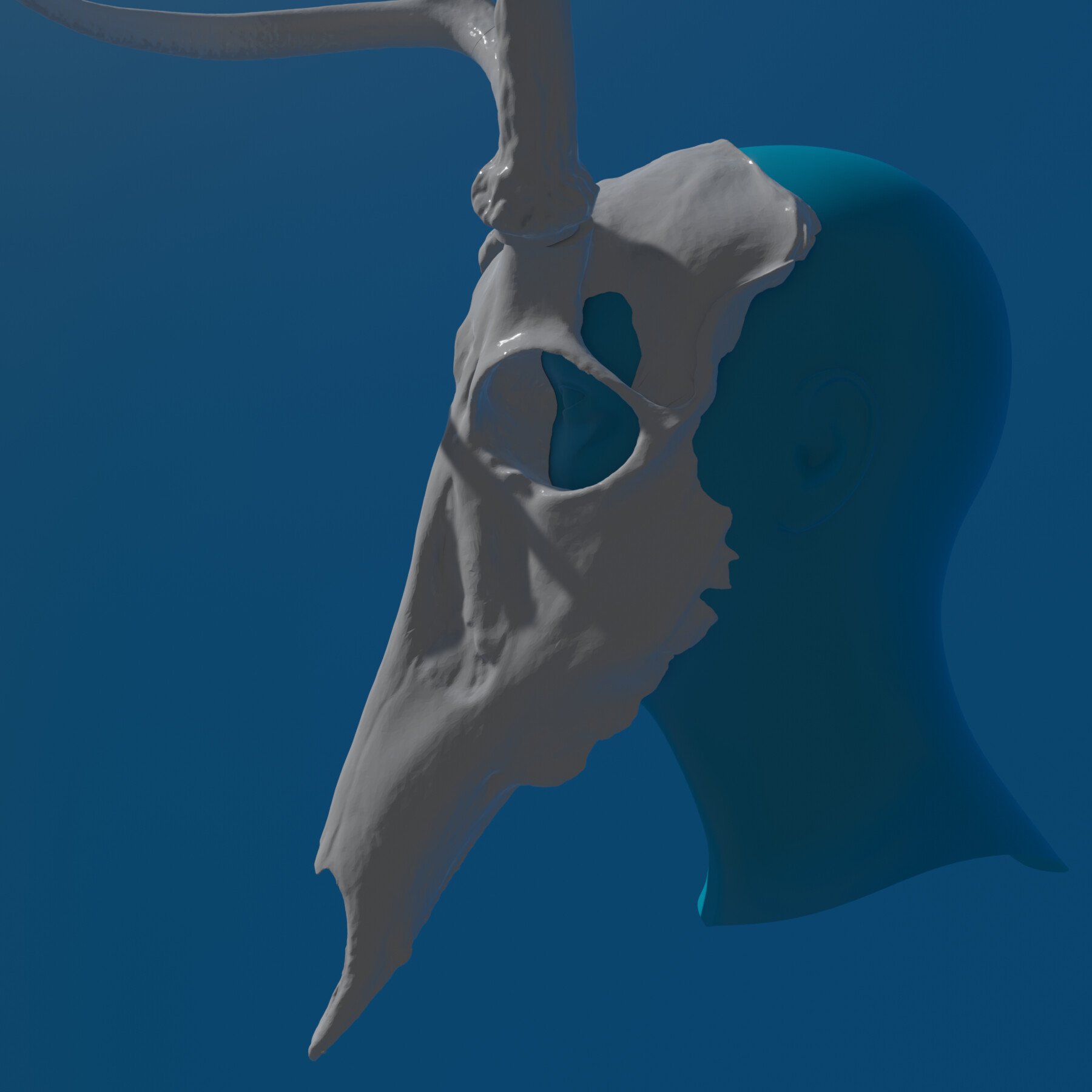 Cultist Deer Skull Mask cs go skin for ios download free