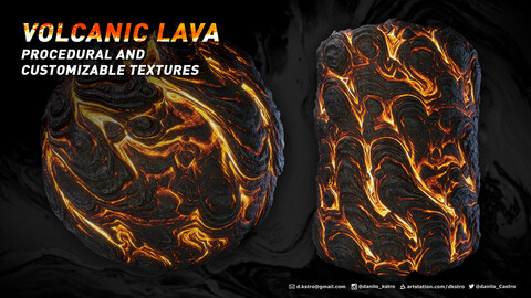Volcanic Lava - Procedural Texture