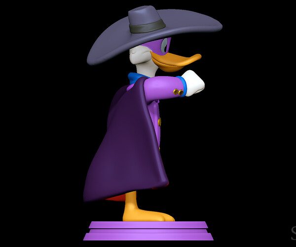 Artstation Drake Mallard Darkwing Duck 3d Print Model Resources 