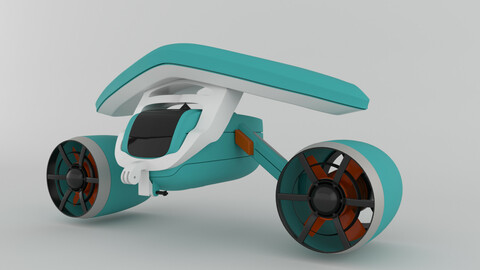 Underwater Scooter 3D model