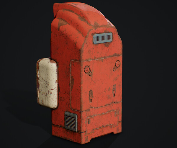 ArtStation Fallout 4 Fanart Nuka Cola Fridge Game Assets