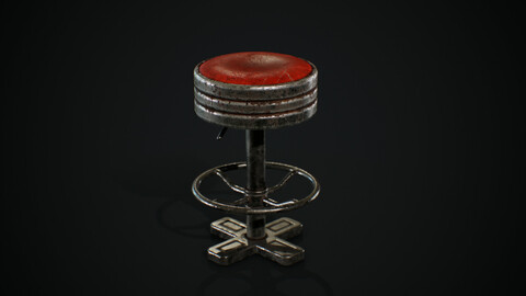 Fallout 4 Fanart - Diner Stool