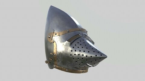 Medieval Bascinet Helmet