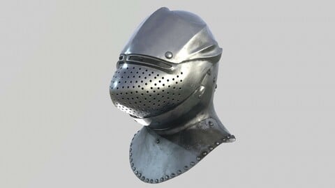 Medieval Armet01 Helmet