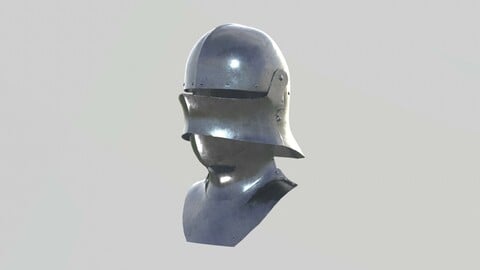 Medieval Sallet Helmet 01