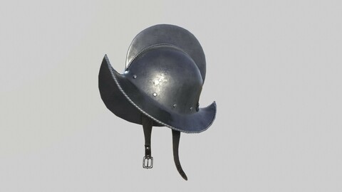 Conquistador Morion Helmet02