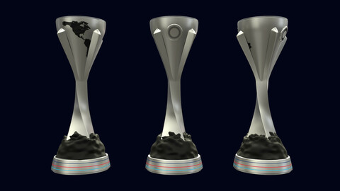 Concacaf Nations League Trophy 3D Model