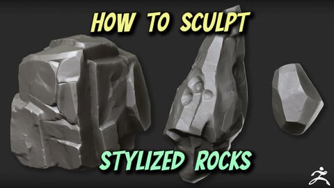 How to Sculpt Stylized Rocks