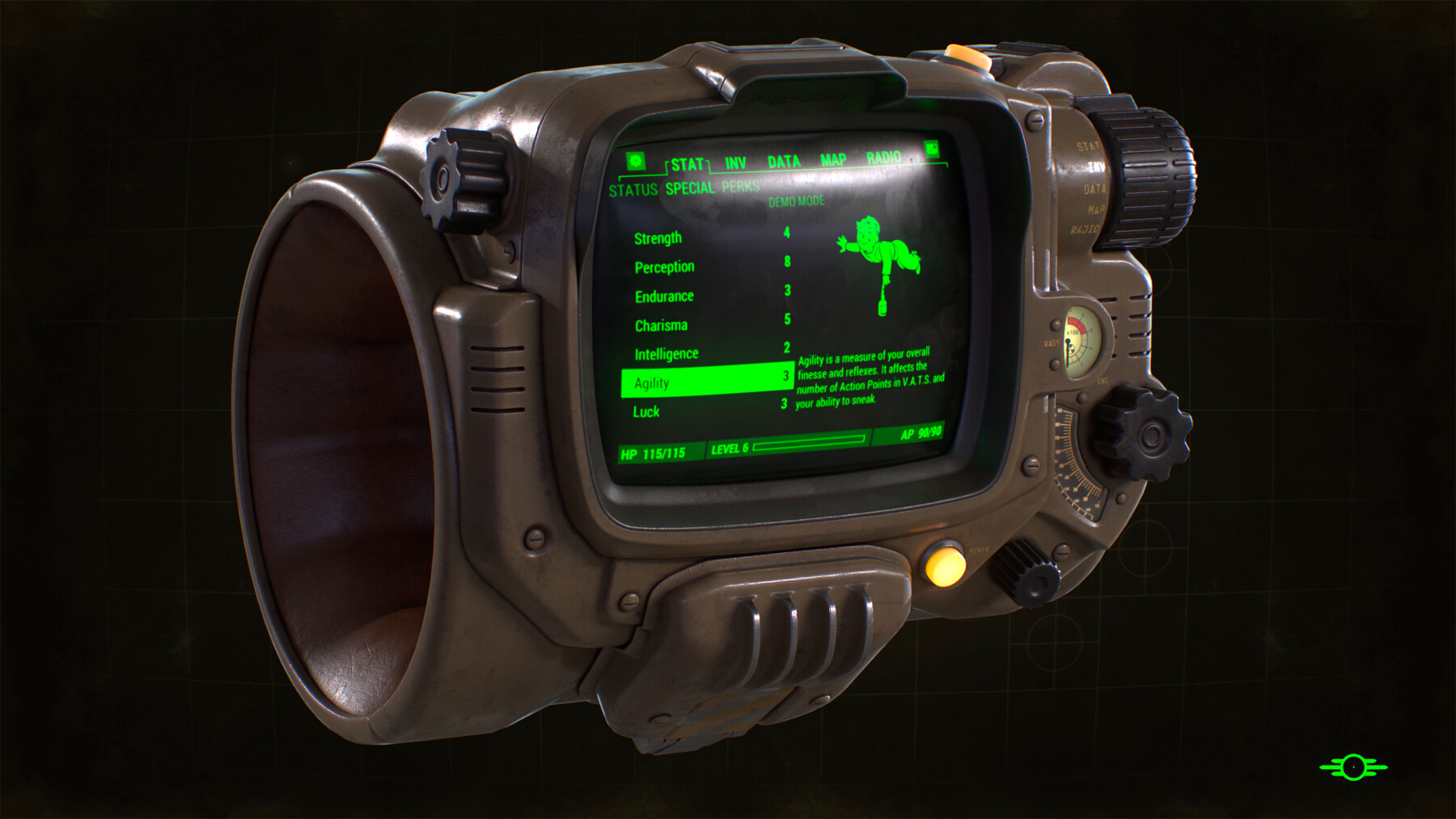 Fallout 4 pip boy фонарик фото 23
