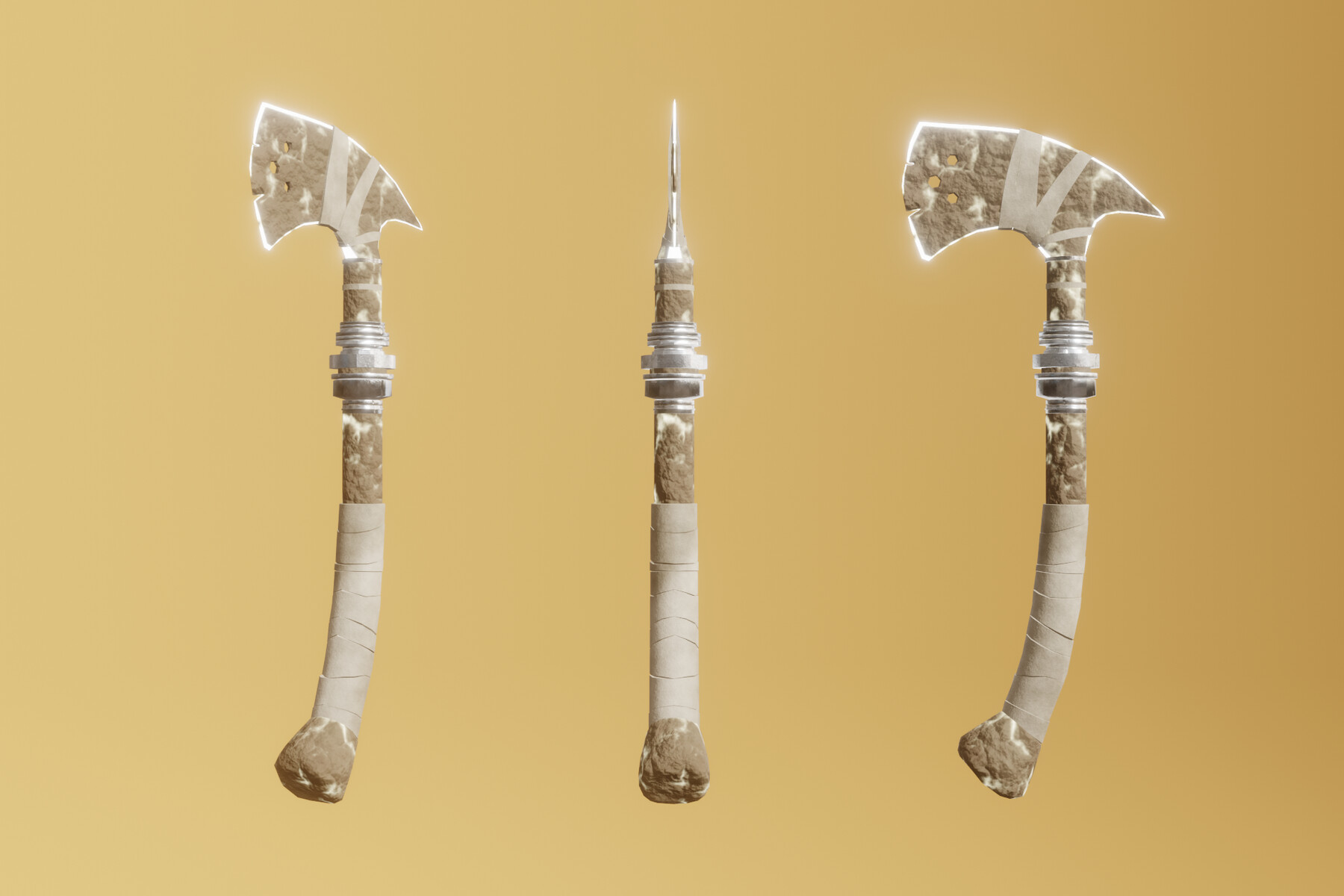 Artstation 8 Elemental Axes Collection Game Assets