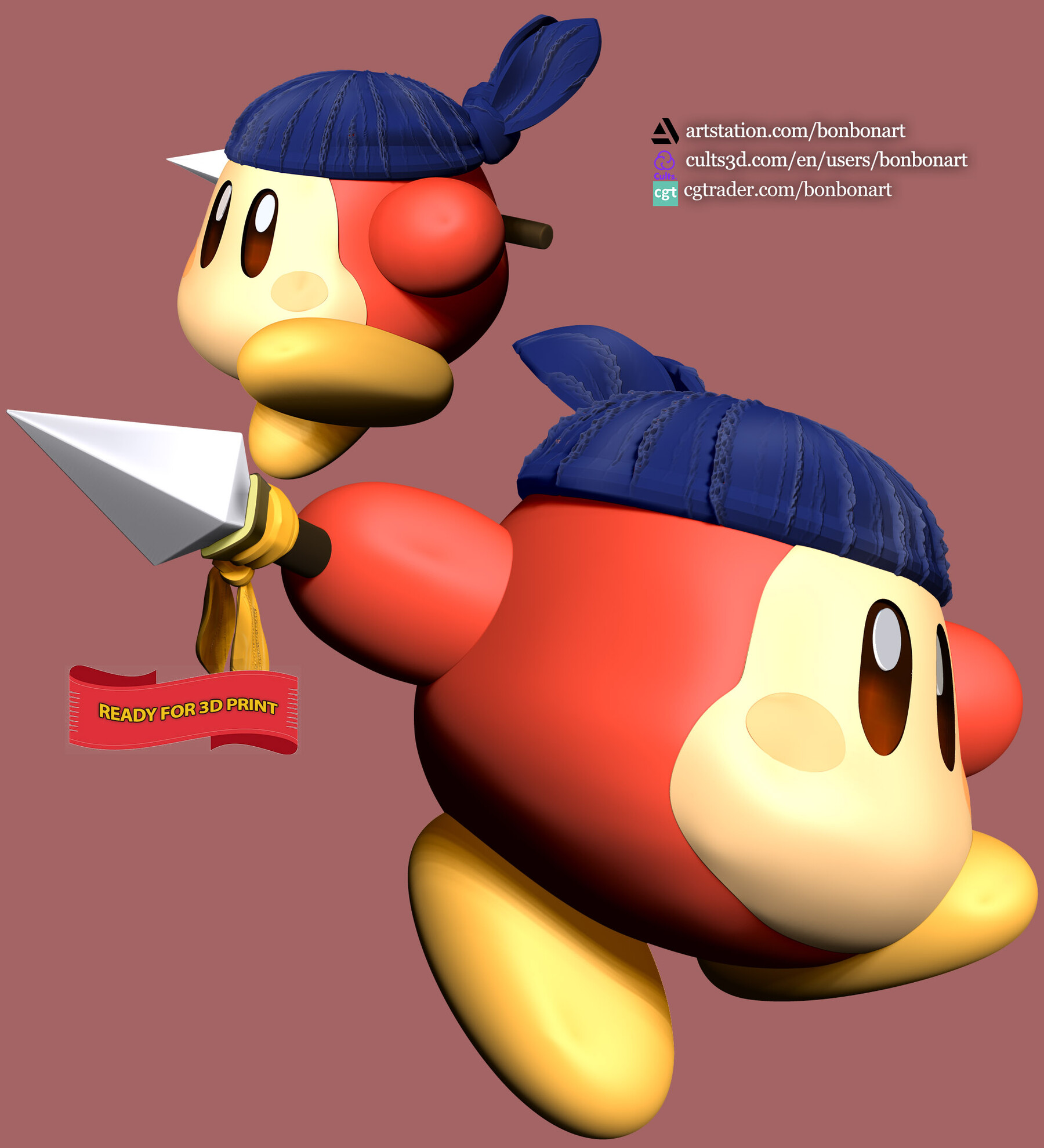 Artstation Bandana Waddle Dee Resources 8225