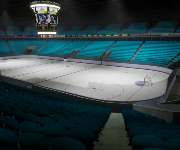 ArtStation - Ice Hockey Stadium | Game Assets