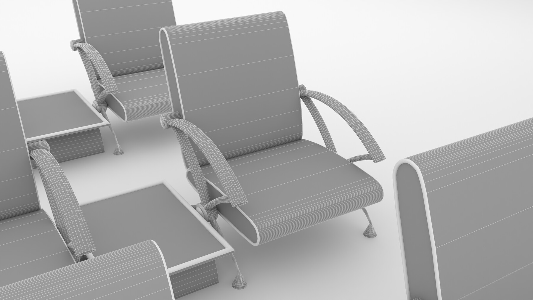 ArtStation - Airport Chairs 4K | Resources