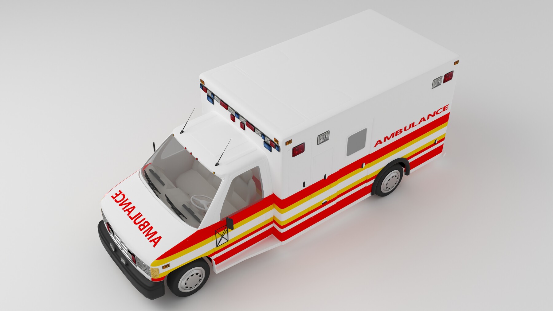 ArtStation - Ambulance 4K | Game Assets