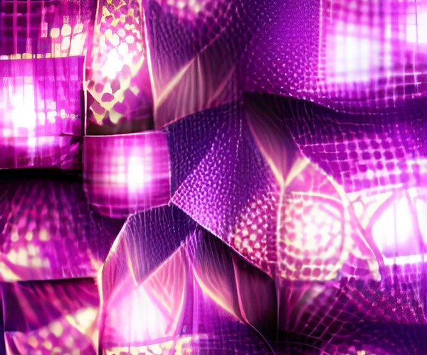 ArtStation Purple Glitter Abstract Artworks