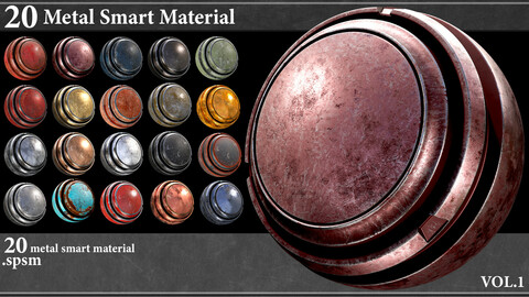 20 Metal Smart Material Vol.1
