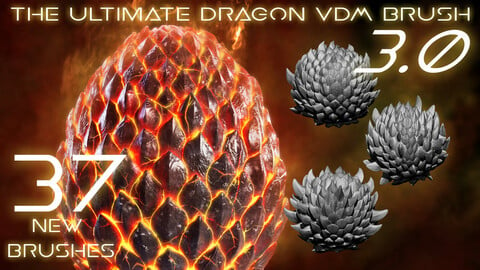The Ultimate Dragon Scale VDM Brush Pack 3.0