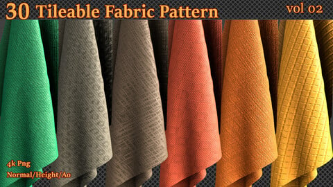30 Tileable Fabric Pattern - Vol02