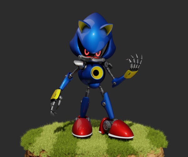 Artstation - Metal Sonic Rig 