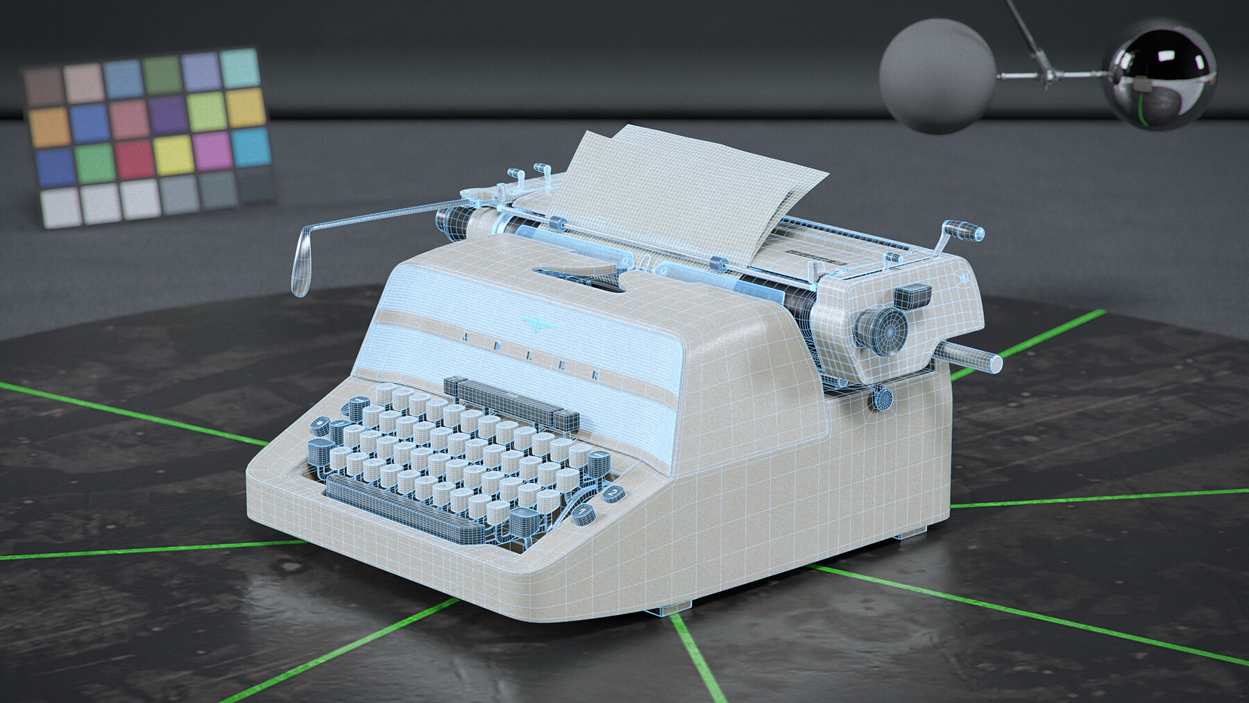 ArtStation Typewriter from 'The Shining' Game Assets