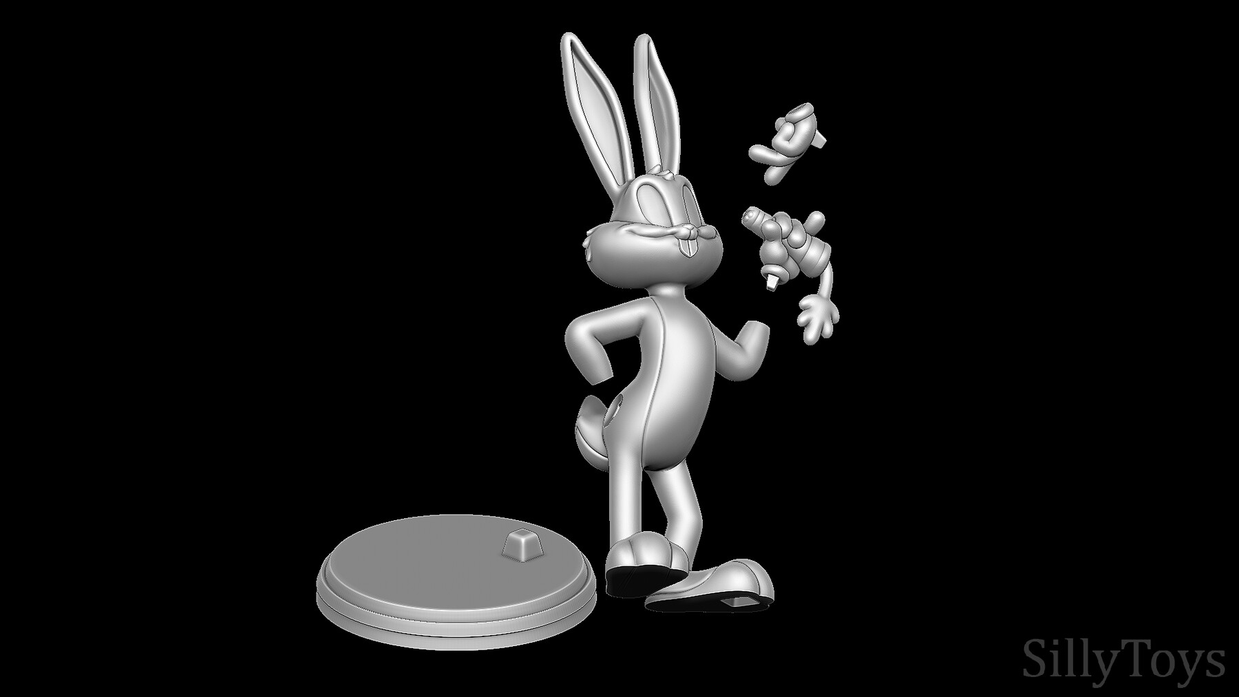 ArtStation - Bugs Bunny - Looney Tunes 3D print model | Resources