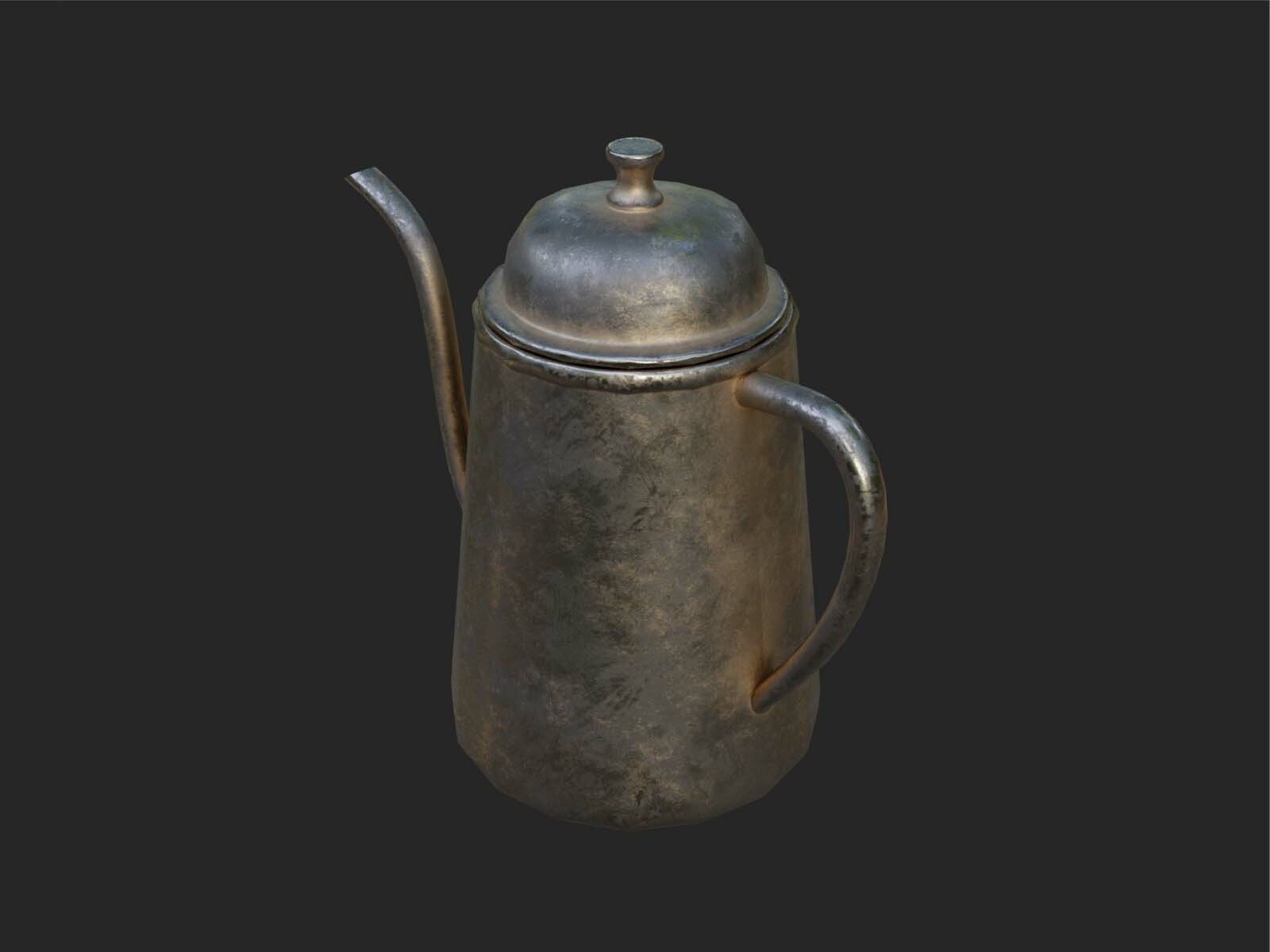 ArtStation coffee pot Game Assets