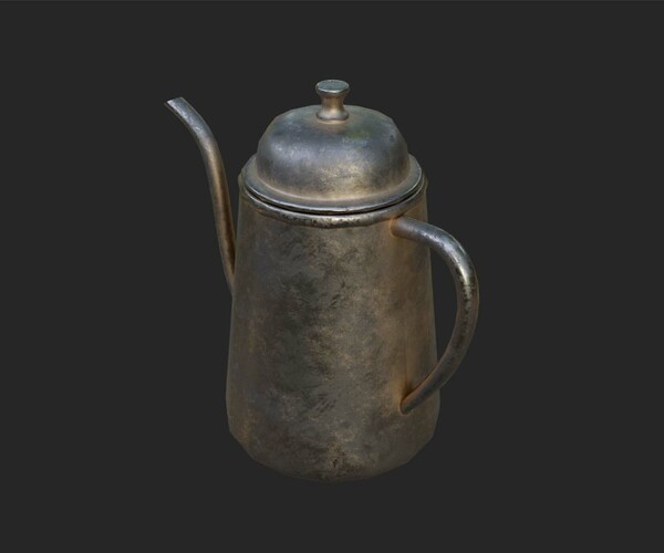 ArtStation coffee pot Game Assets