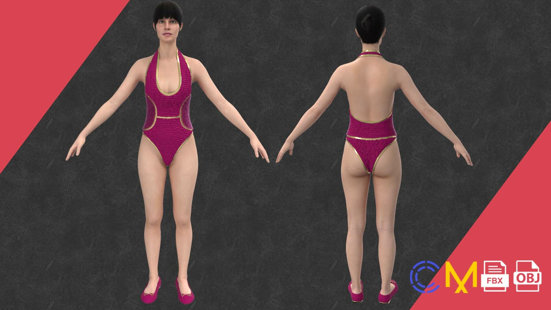 Artstation Outfit Female Marvelous Designer And Clo3d Game Assets