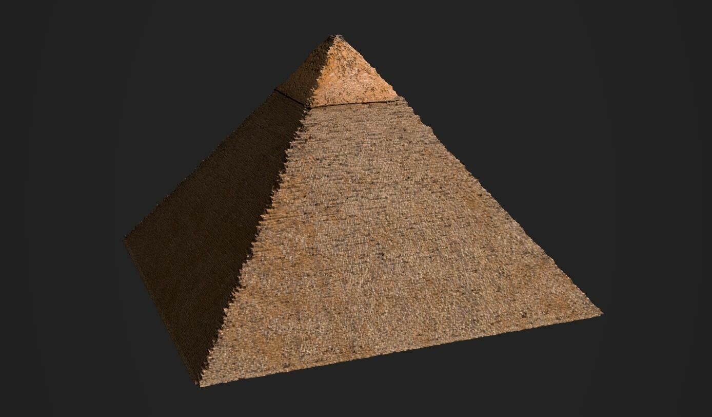 3d pyramid model