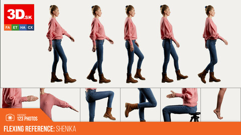 Flexing Female Reference | Shenika