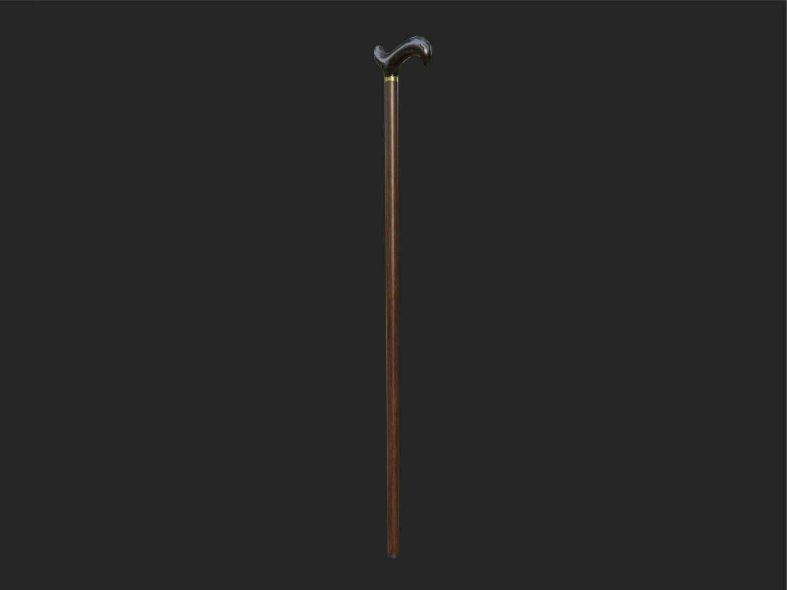 ArtStation - wood walking stick | Game Assets