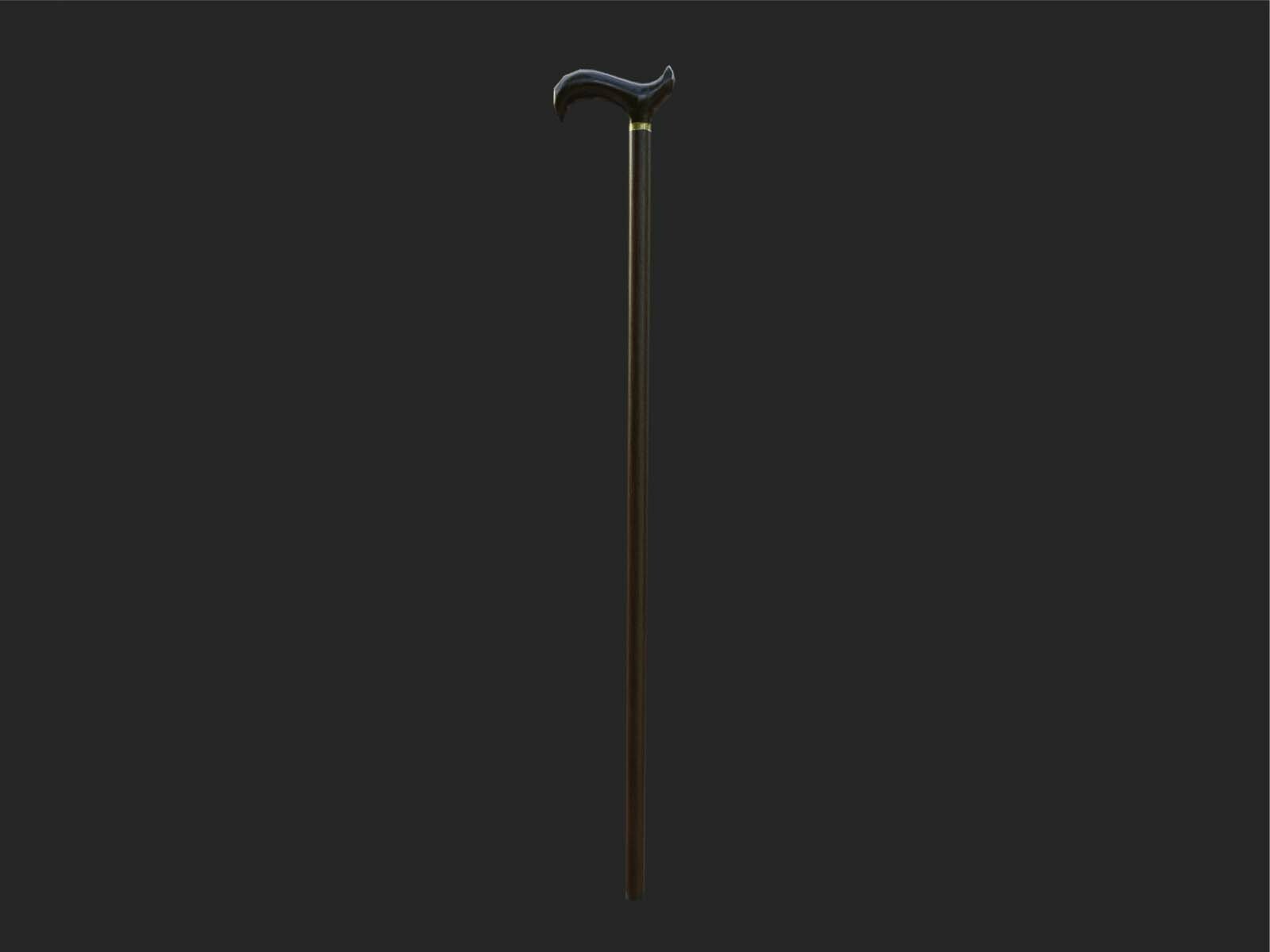 ArtStation - wood walking stick | Game Assets