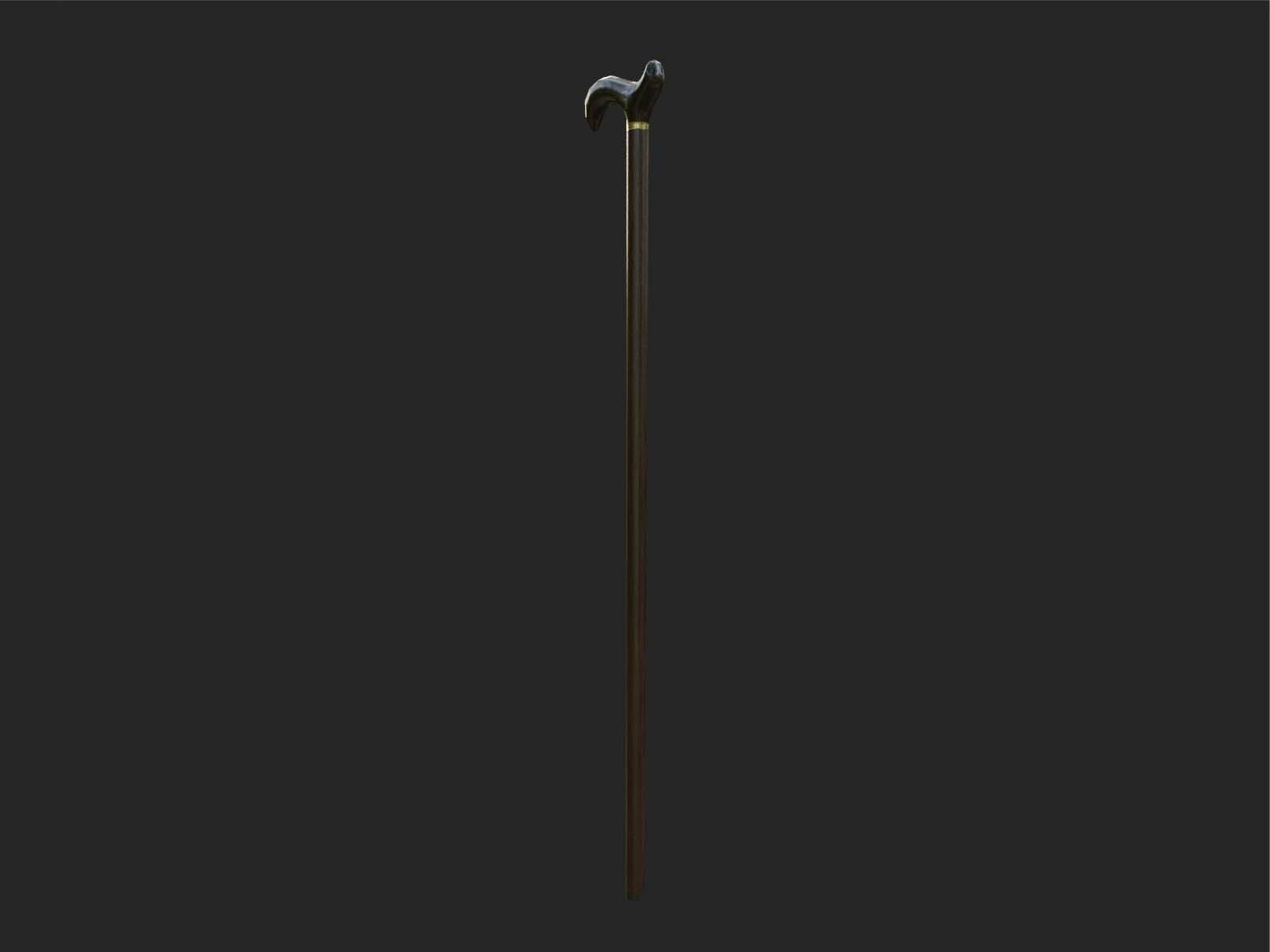 ArtStation - wood walking stick | Game Assets