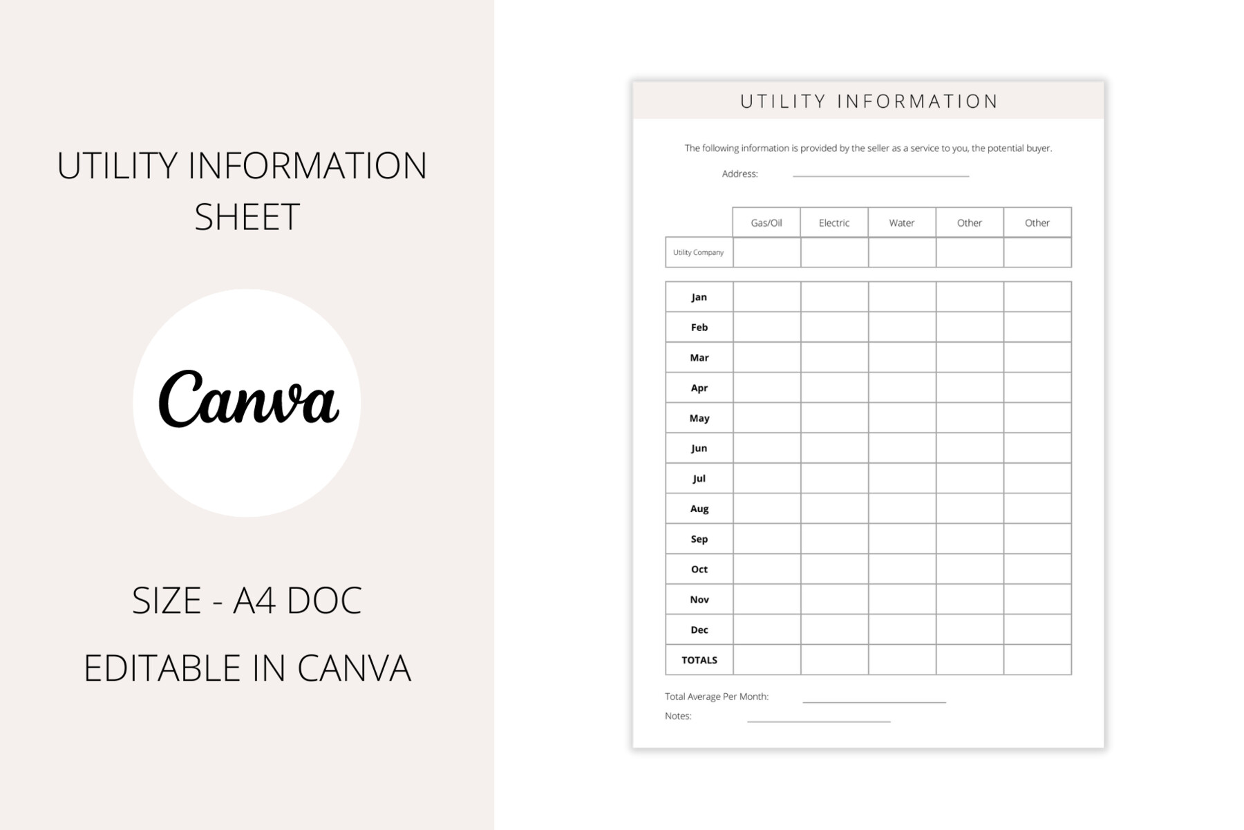 ArtStation Utility Information Sheet Template Artworks