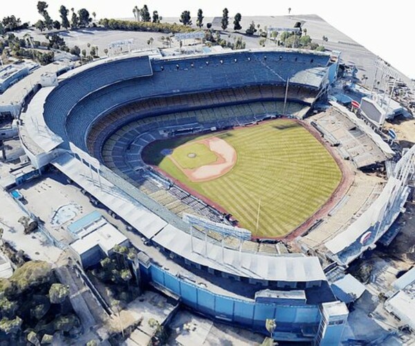 Dodger Stadium 3D model - Architecture on 3DModels